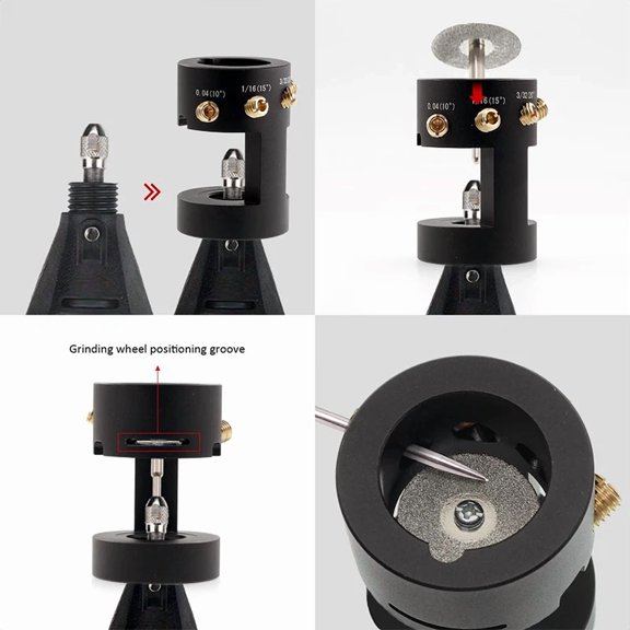 TIG Tungsten Sharpener Head Tool Tungsten Grinde TIG Welding Tool Cut-Off Slot