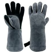 TIG Welding Gloves.Four Layers with Aluminum Foil Protection, Heat Proof Gloves, Wear-Resistant 16"
