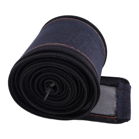 TIG Welding Torch Cable Cover Protective Sleeve Sheath for 12FT 25FT Hydraulic Hose - Heavy Duty Denim Material with Zippered Design for Industrial Use