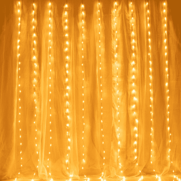 TIGBRAVE Window Fairy Lights with 210 Warm LEDs