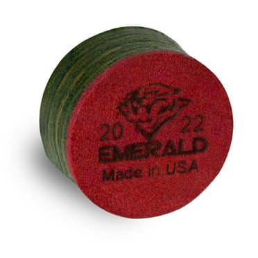 TIGER EMERALD Laminated Billiard Pool CUE TIP 1 pc - 13 or 14 mm