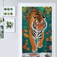 thumbnail image 1 of TIGER FLORAL ART Door Curtain Nordic Living Room DoorCurtain Porch Partition Curtain Kitchen Rative Half Curtain, 1 of 4