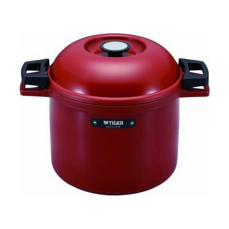 TIGER NFH-G450 Non-Electric Thermal Slow Cooker 4.75qts / 4.5L, Red