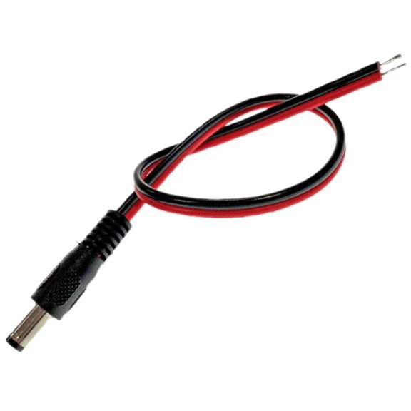 TIGER POWER SUPPLIES - 2.1mm Red Black Cable to Bare Ends