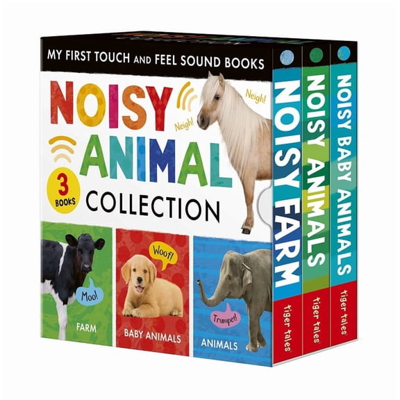 Noisy Animal 3-Book Boxed Set: My First Touch and Feel Sound Books: Noisy Baby Animals; Noisy Farm; Noisy Animals (Hardcover)