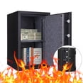 thumbnail image 1 of TigerKing Large Fireproof Safe 1.8 Cu. Ft., Steel Digital Safe Box with Keypad and Keys for Home, Office, Business, 1 of 8