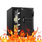 Tigerking 3.0 Cu. ft. Large Steel Fireproof Safe for Home, Security Safe Box with Digital Lock for Documents and Cash