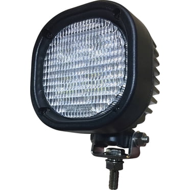 TIGERLIGHTS TL750 12V Skid Steer Headlight - 50W LED Flood Light Replacement For Case, John Deere & New Holland Equipment