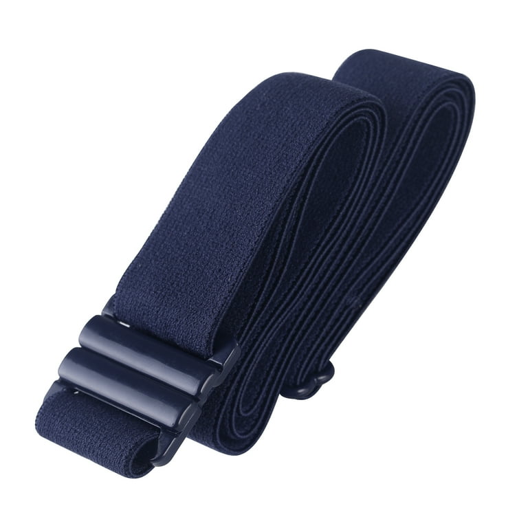 TIGHTS UP Unisex Elastic Belt Stretch Belt Comfortable Non Slip Gel Backed Belts for Jeans Navy Blue FITS USA 00 16 Walmart