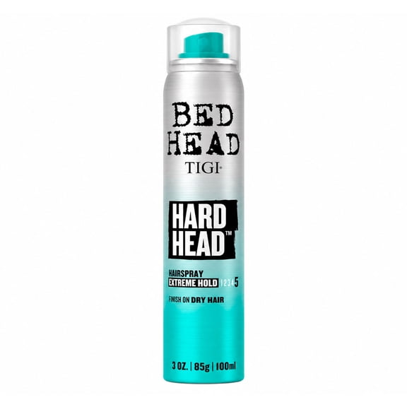 TIGI Bed Hard Head Extra Strong Hold Hair Spray, 3oz Travel Size