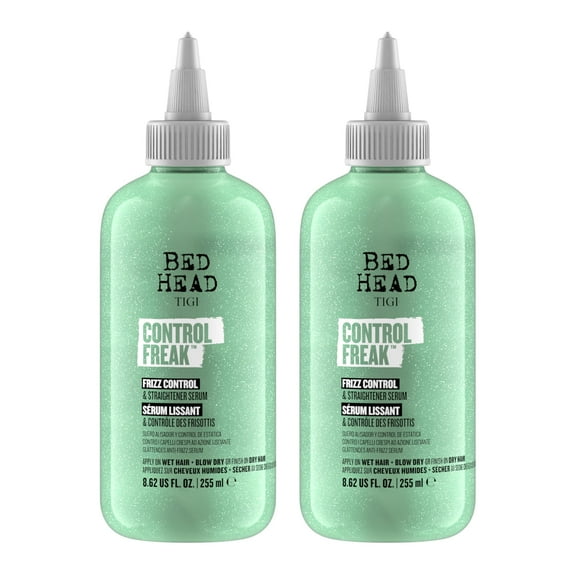 TIGI Bed Head Control Freak, Anti-Frizz and Straightening Serum, 2 Pack