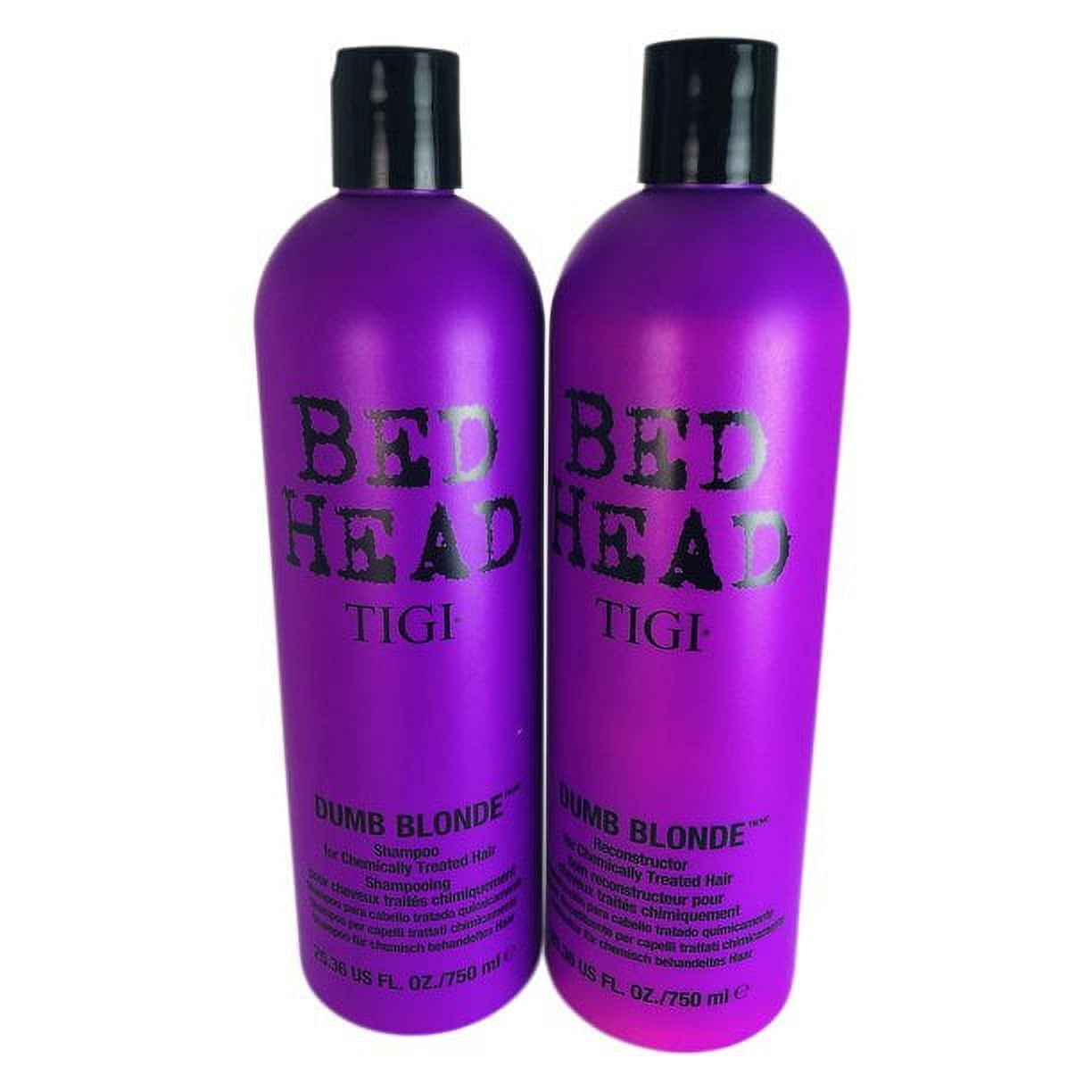 Tigi Bed Head Dumb Blonde Shamp Reconstructor Duo Oz Each