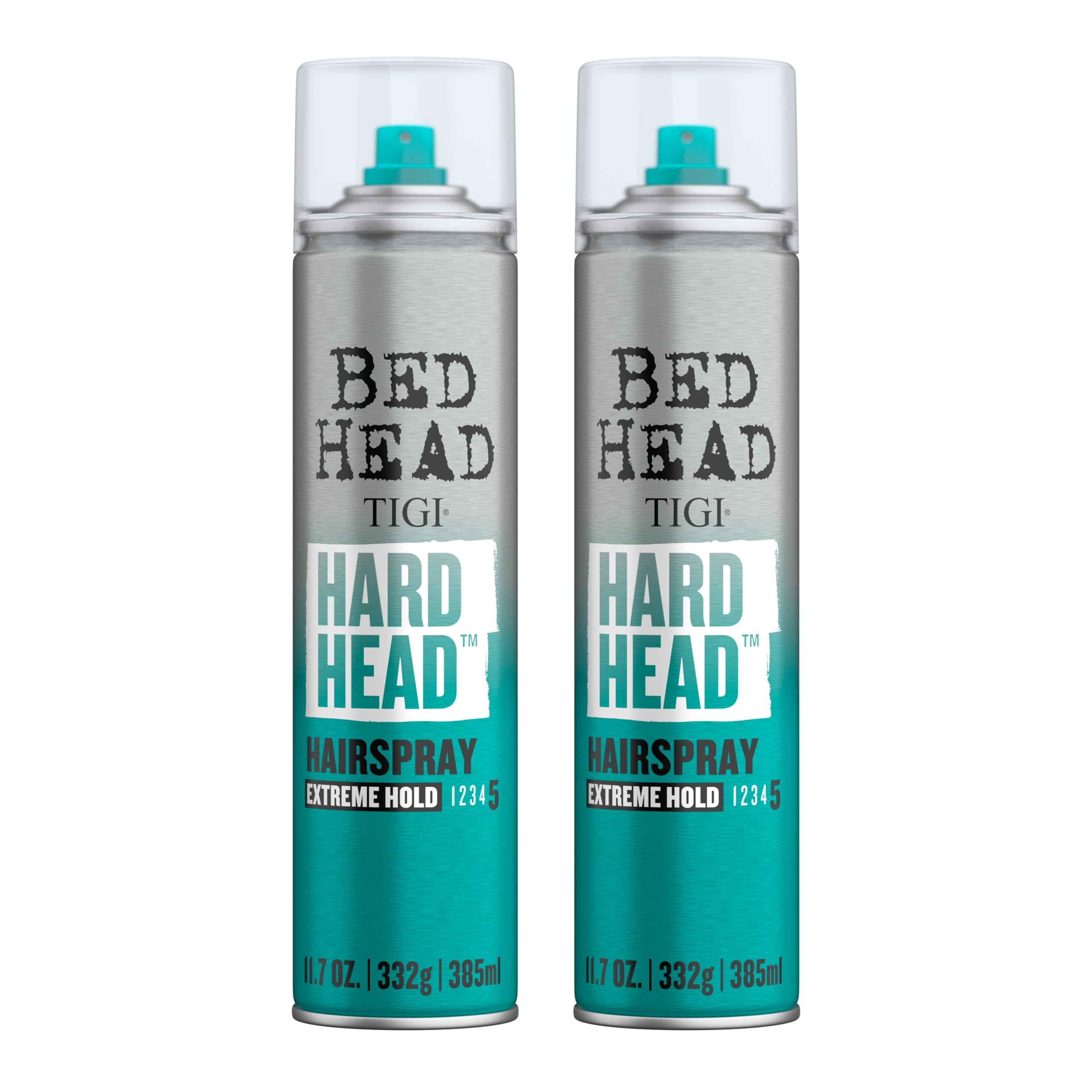 TIGI Bed Head Hard Hold Hairspray for Extra Strong Hold, 2 Pack