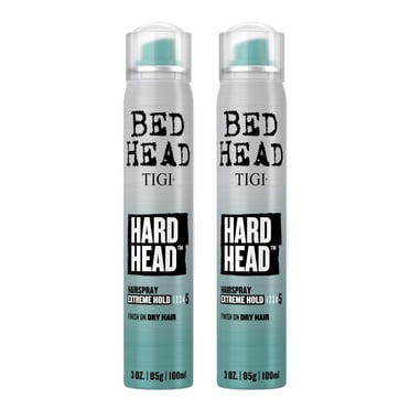 TIGI Bed Head Hard Head Hair Spray 11.7 Oz - 3 Pack, Strong Hold Hairspray For Unisex