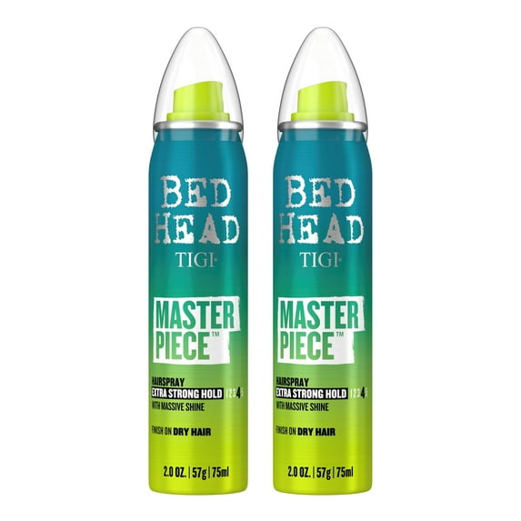 TIGI Bed Head Masterpiece Shiny Hairspray, Travel Size, 2 Pack
