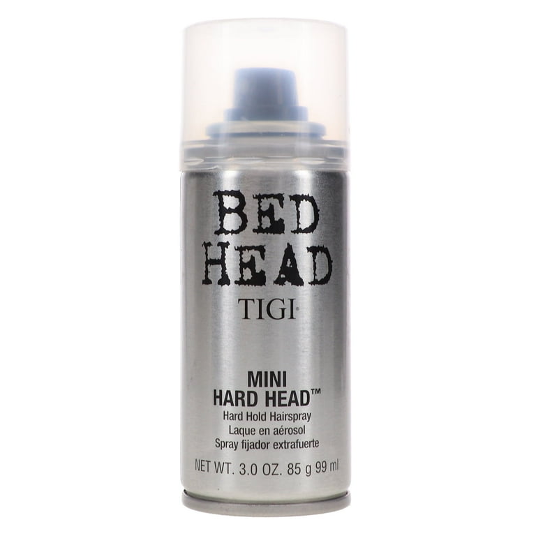 TIGI Bed Head Hard Head Hair Spray, Mini Size, 3 oz - Strong Hold