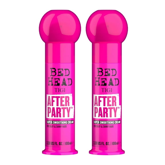TIGI Bed Head After Party Smoothing Cream, Anti-Frizz Finish, 2 Pack