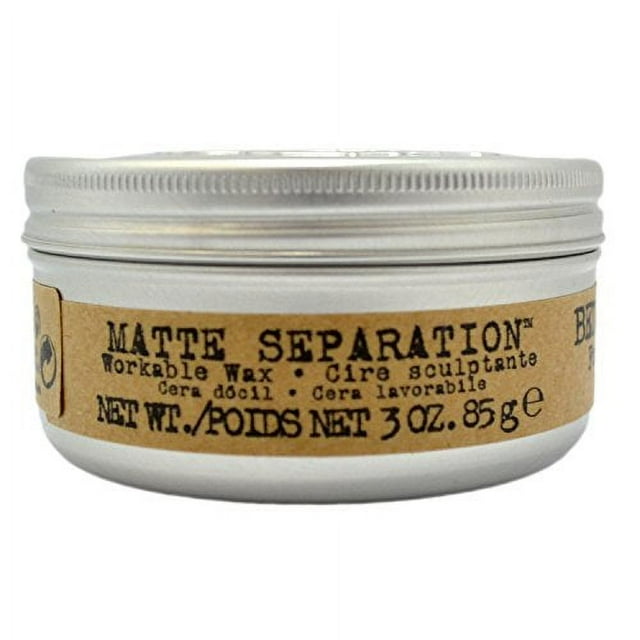 TIGI Bed head for Men Matte Separation Workable Wax, 3 oz