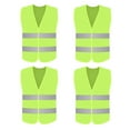thumbnail image 1 of TIHLMK 4PCS High Visibility Running Reflective Vest Security Equipment Night Work Tops, 1 of 5