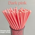 thumbnail image 1 of TIHLMK 50Pcs Rainbow Paper Straws for Drinking Biodegradable Disposable Straws Dessert Summer Party Supplies, 1 of 3