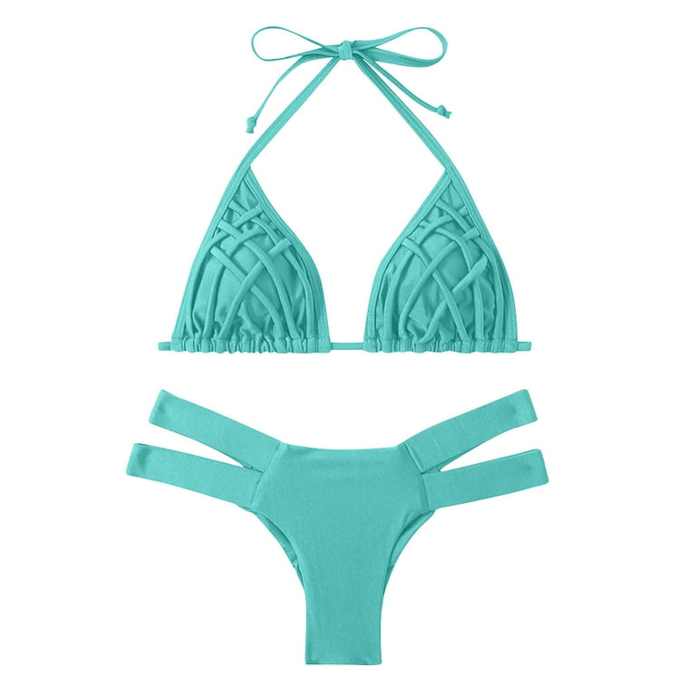 TIHLMK Bathing Suit for Women Sales Clearance Bikini Set For Women