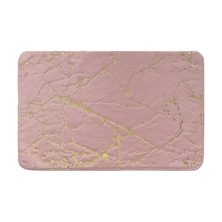 TIHLMK Cobblestone- Embossed Bathroom Bath Mat Non-slip Carpets In Wash Basin Bathtub Side Floor Rug Shower Room Doormat Memory Foam Pad