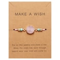 thumbnail image 1 of TIHLMK Couples Bracelets Natural Stone Adjustable Woven Paper Card Bracelet Decorative Bracelet, 1 of 1