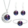 thumbnail image 1 of TIHLMK 12 Constellation Necklaces Earring Bracele Set for Teen Lovers Moon Woemns Jewelry Gift for Women Valentine's Day Gift, 1 of 1