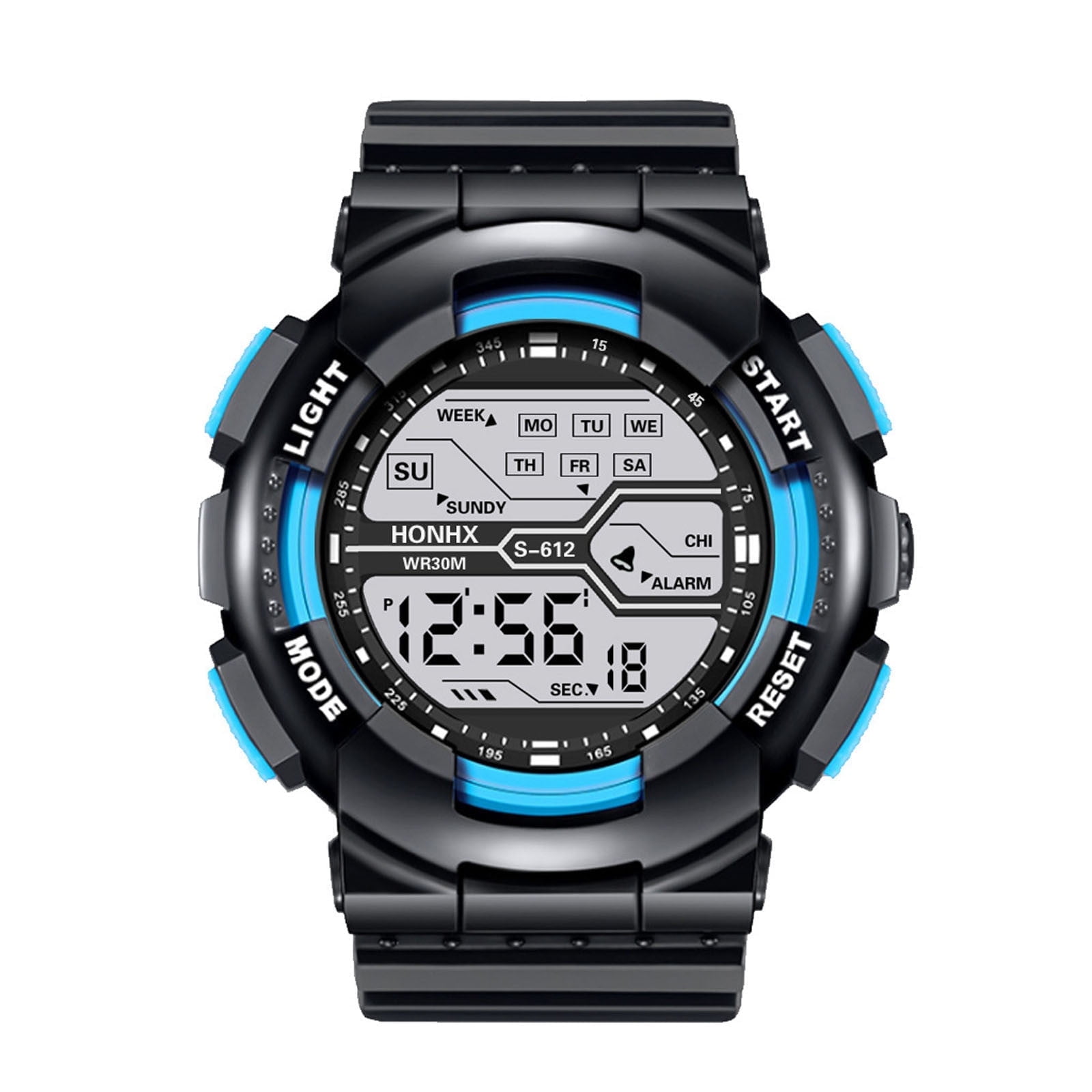 HONHX Waterproof Sports Electronic Wrist Timer Watch with Four Buttons ...