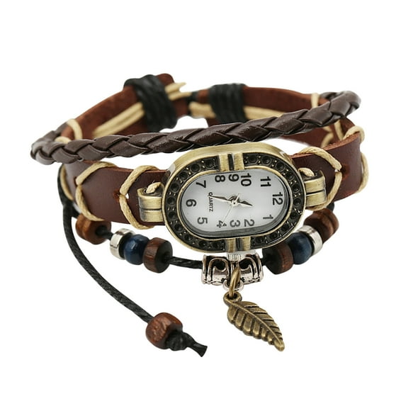 TIHLMK Mens Watches Men's Watch Quartz Watches with Leather Strap Casual Watch Mens Gift Valentine's Day Gift