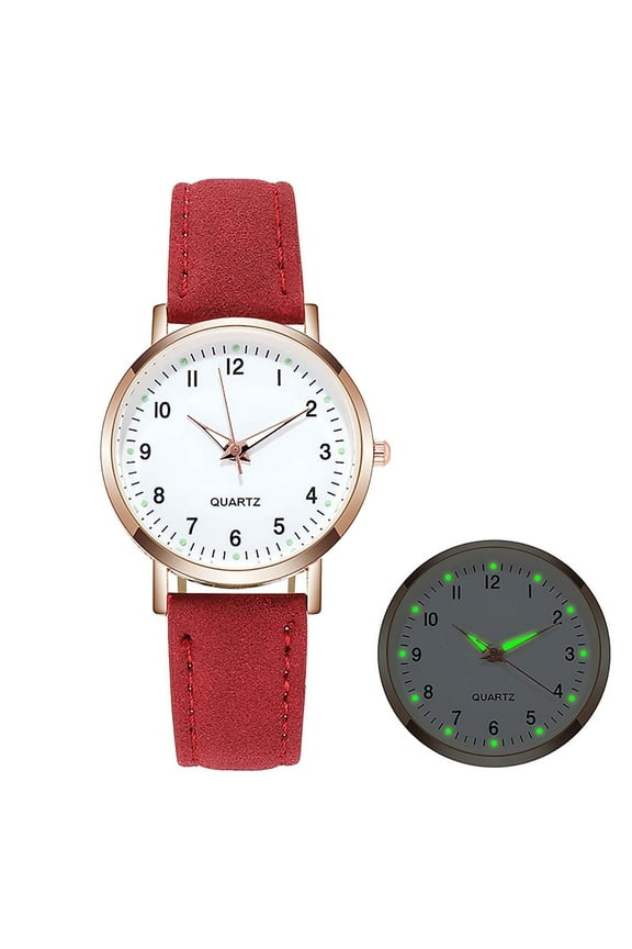 Watches for Women Ladies Luminous Retro Female Watch Belt Quartz Watch