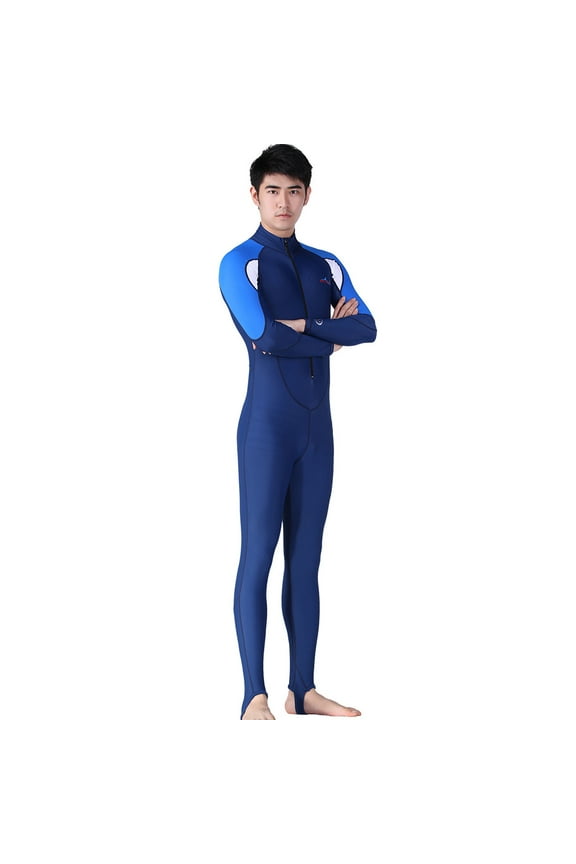 Men's Swimwear One-Piece Swimsuit & Snorkeling Rash Guard | Swimsuit Rash Vest for Surfing, Diving with UV Protection