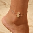 thumbnail image 1 of TIHLMK Fashion Anklets for Women Chain Pineapple Anklet Jewelry Beach Section Anklets Beads Boho Foot Goth, 1 of 7