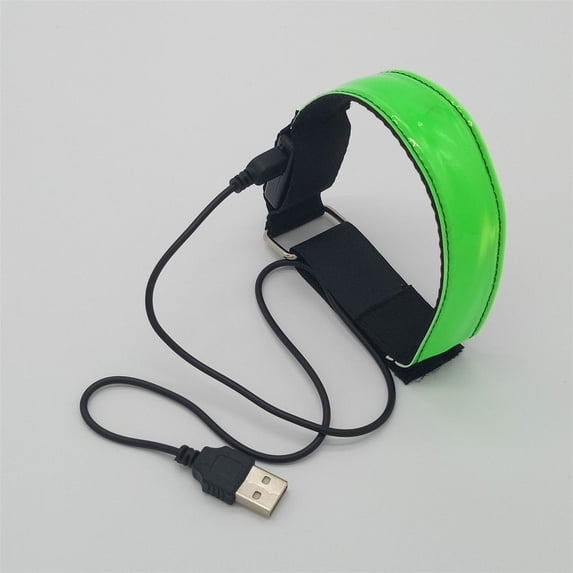 TIHLMK Flashing LED Light Armband Reflective Arm Band Night Running Safety -Warning