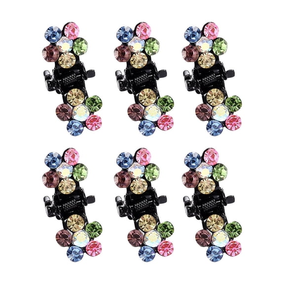 TIHLMK Hair Clips Rhinestone Side Clip Small Hair Clip Hair Claw Sim-ple Bangs Clip Top Clip Hair