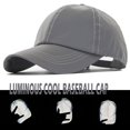 thumbnail image 1 of TIHLMK Adult Fashion Luminous Reflective Baseball Sun Hat Stylish UV Protection Cap for Men & Women, Outdoor Sports, Running, Hiking, 1 of 8