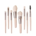 thumbnail image 1 of TIHLMK Makeup Brushes for Women Mini Makeup Brushes Set Cosmetics Brush Kit Makeup Tools 8pc, 1 of 3
