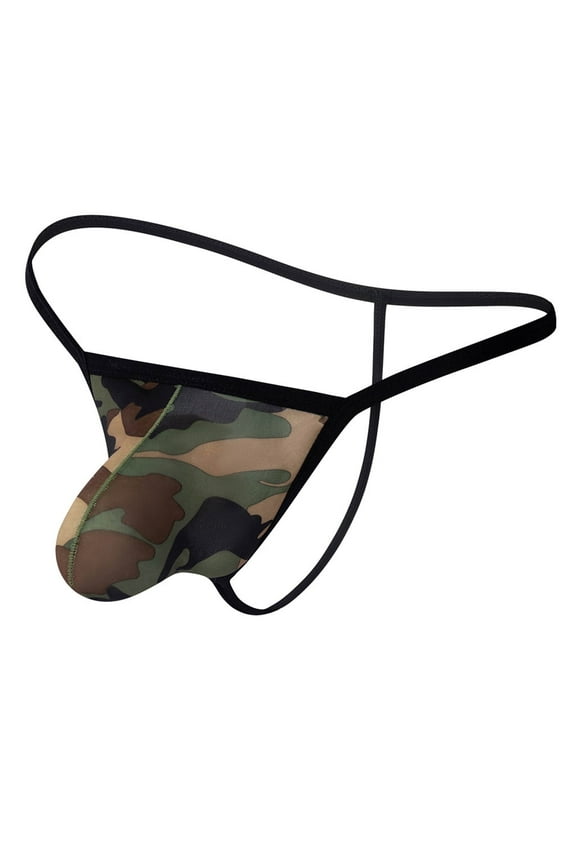 Men's Underwear Under $10 Transparent See Through Shorts Hot Lip Print Underpants