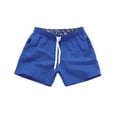 thumbnail image 1 of TIHLMK Mens Swim Shorts Under $10 Men's Quick Dry Beach Pants Plain Three Quarter Pants Loose Swim Shorts Workout, 1 of 5