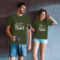 thumbnail image 1 of TIHLMK Mens Tshirts Short Sleeve Men Couples Lover Valentine's Day Short Sleeve Letter Print T Shirts Tops, 1 of 6