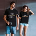 thumbnail image 1 of TIHLMK Mens Tshirts Short Sleeve Men Couples Lover Valentine's Day Short Sleeve Print T Shirts Tops, 1 of 6