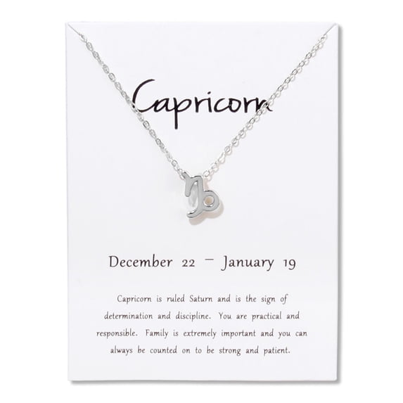 TIHLMK Necklace for Women Twelve Constellation Lady Necklace Christmas Small Gift Pendant Necklace Ornamen