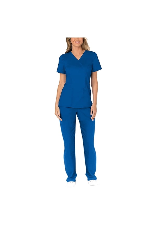 TIHLMK Nurses Healthcare Tunic Hospitality Maid Nurses Carers Therapist Dentist Uniform