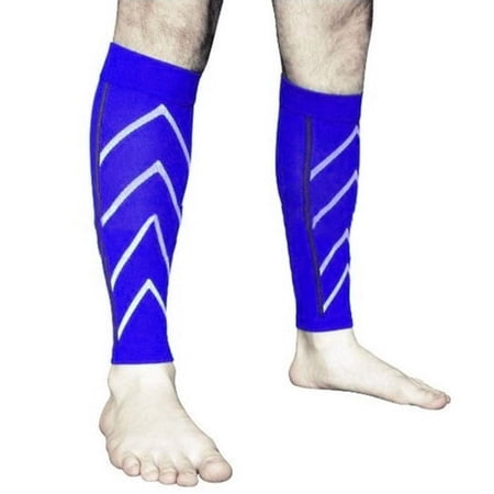 TIHLMK Pair Calf Support Graduated Compression Leg Sleeve Sports Socks Outdoor Exercise