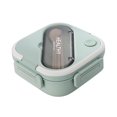 thumbnail image 1 of TIHLMK Bento Lunch Boxes with Compartments Reusable Plastic Food Storage Containers with Spoon & Chopsticks, 1 of 3