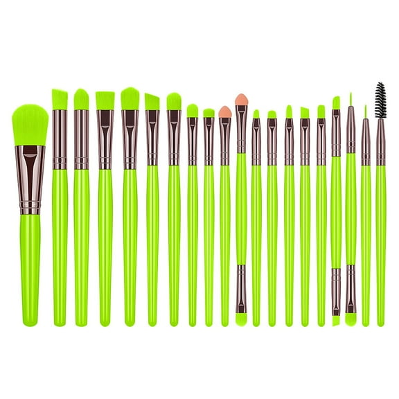 TIHLMK Makeup Brushes for Women Fluorescent Makeup Brush Professional Makeup Brush Beauty Makeup Tool Set 20pcs
