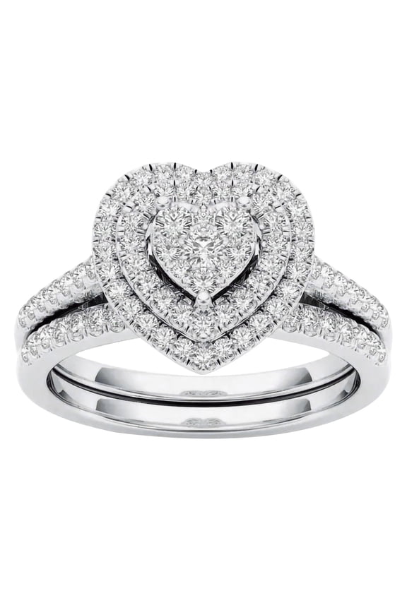 Womens Ring Luxury Elegant Fashion Silver Jewelry Bridal Zircon Elegant Wedding Ring