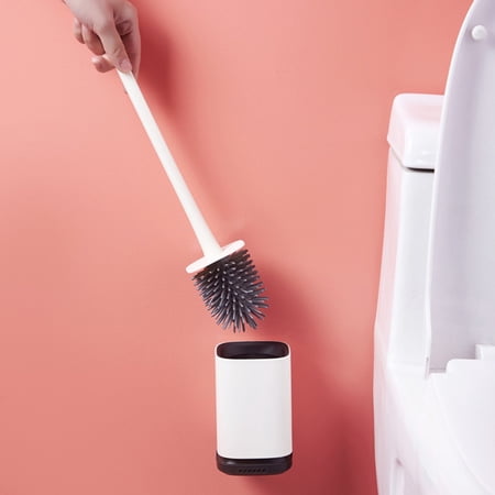 TIHLMK Simples New Toilet Cleaning TPR Toilet Brush With Base High-end Cleaning Brush