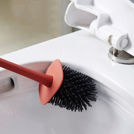 TIHLMK Simples New Toilet Cleaning TPR Toilet Brush With Base High-end Cleaning Brush