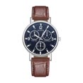 thumbnail image 1 of TIHLMK Watch for Men Fashion Design Leather Band Analog Alloy Quartz Wrist Watches, 1 of 2